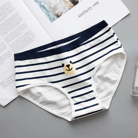 Sexy Panties Women Underwear Printed Cotton Briefs Calcinha Lingeries Pink Panty Lace Shorts Underpant Lady String Girls Female