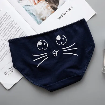 Sexy Panties Women Underwear Printed Cotton Briefs Calcinha Lingeries Pink Panty Lace Shorts Underpant Lady String Girls Female