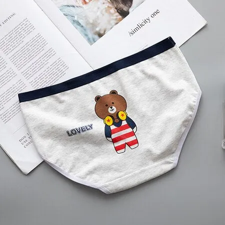 Sexy Panties Women Underwear Printed Cotton Briefs Calcinha Lingeries Pink Panty Lace Shorts Underpant Lady String Girls Female