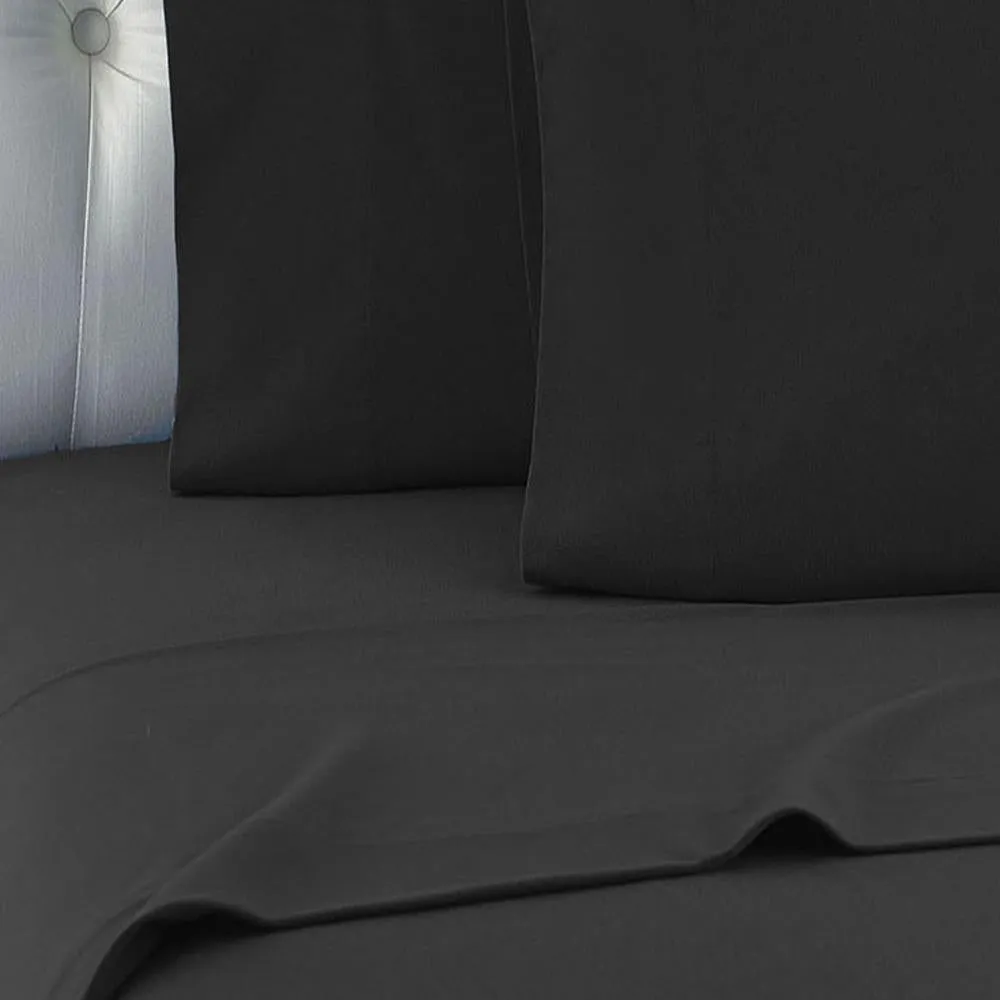 Shavel Micro Flannel High Quality Sheet Set Flat/Fitted Sheet and Pillowcases