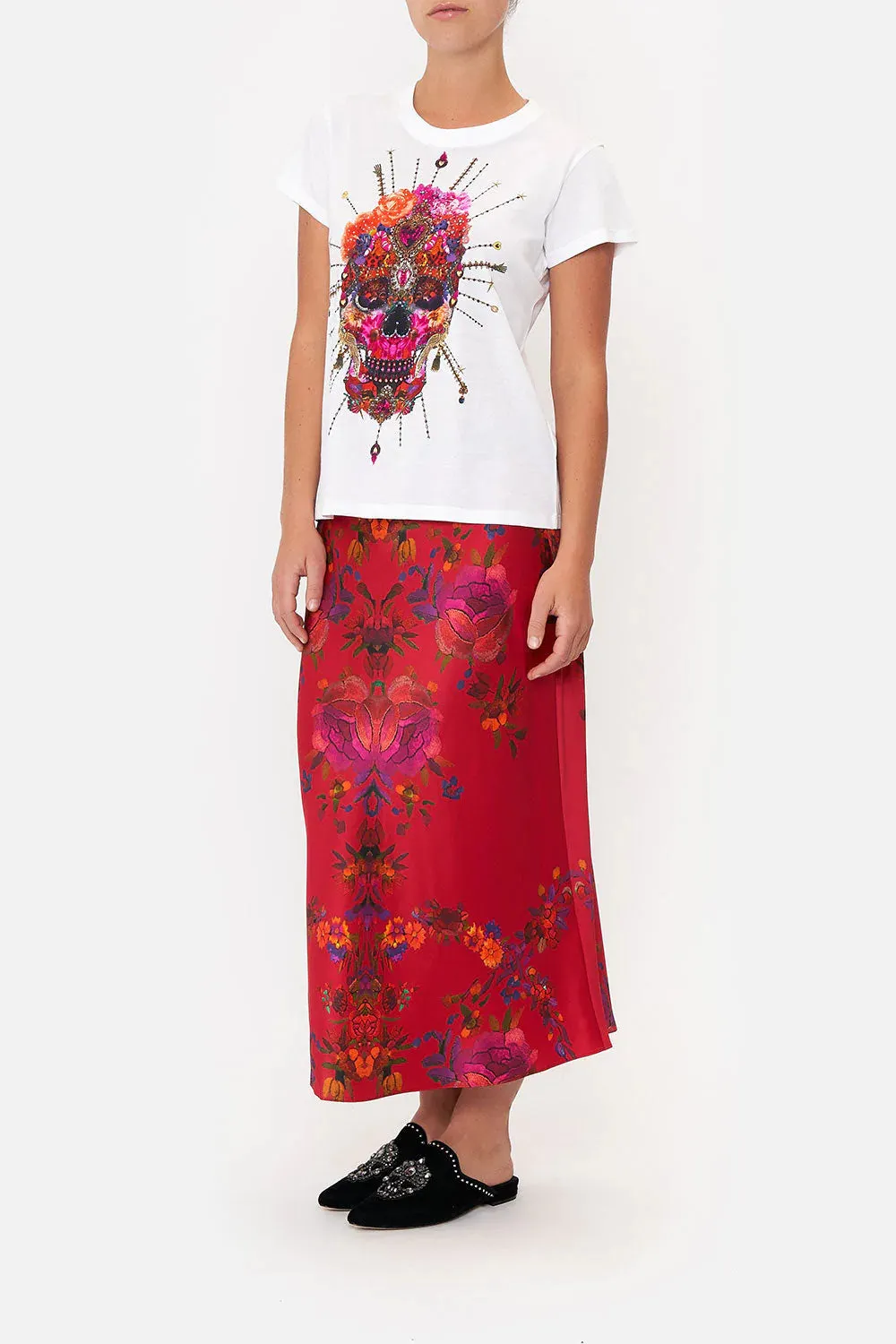 Slim Fit Round Neck T Shirt - Reign of Roses