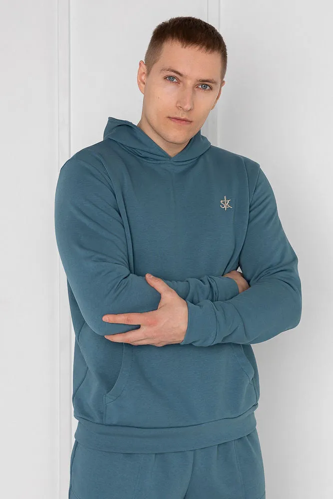 Sofa Killer men lounge wear with shorts blue Stone