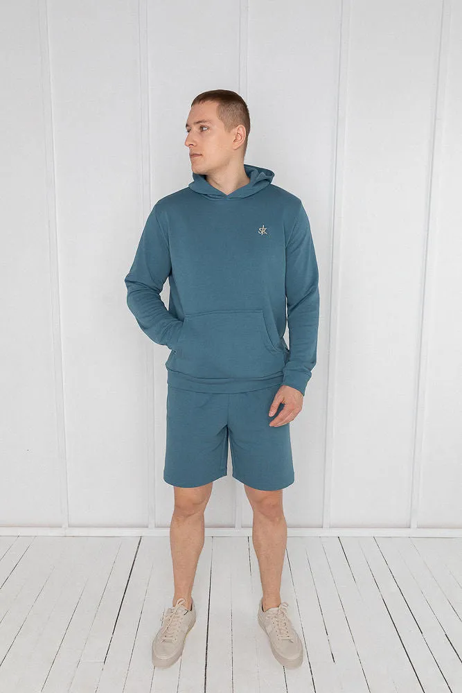 Sofa Killer men lounge wear with shorts blue Stone
