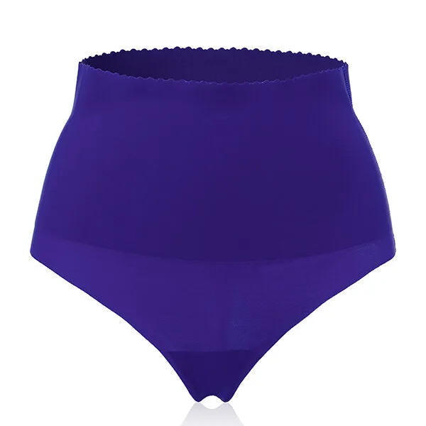 Soft Slim Ultra Elastic Waist Control Briefs High Waist Abdomen Shaping Thong Panties