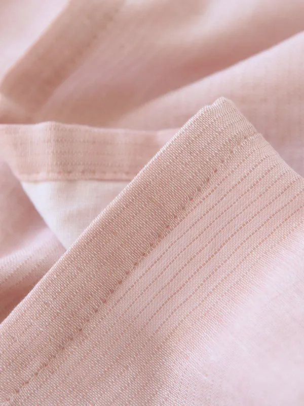 Solid Couple Cotton Robe Pajamas Set