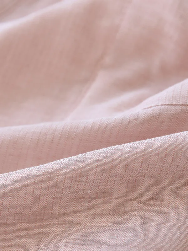 Solid Couple Cotton Robe Pajamas Set