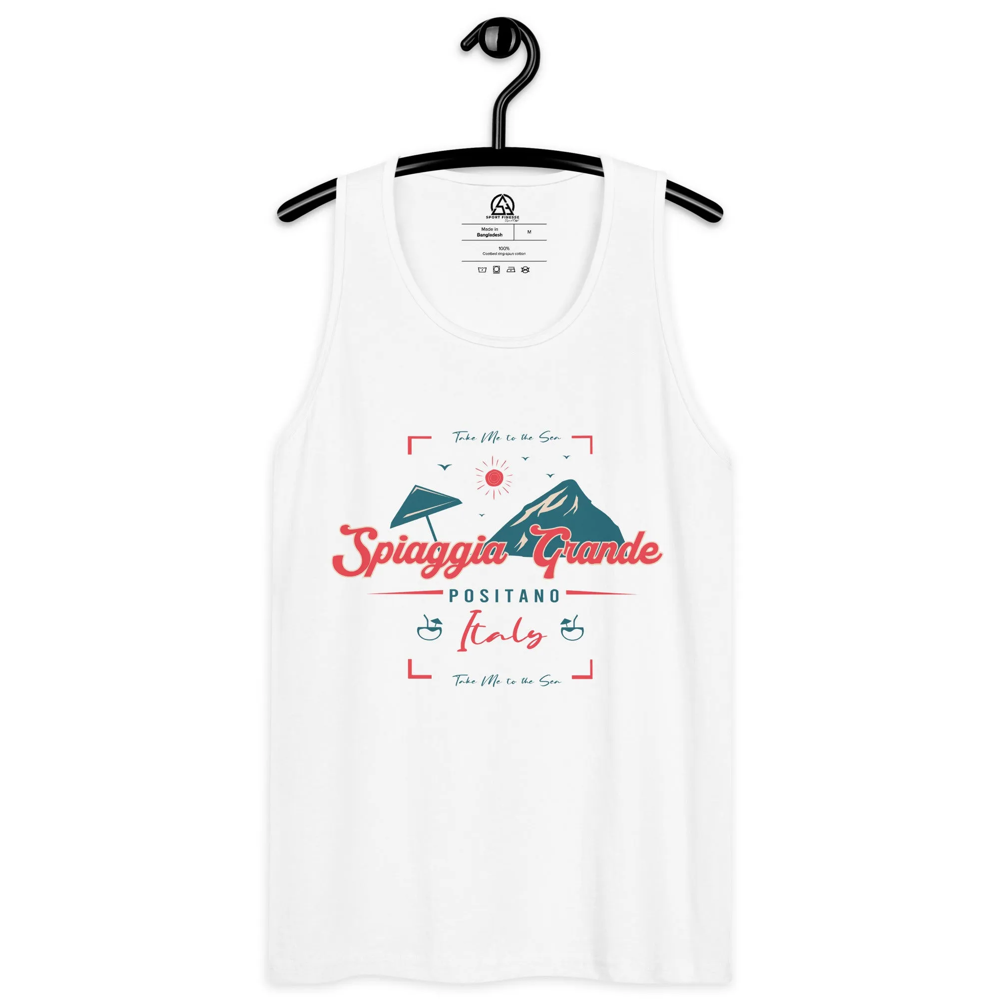 Spiaggia Grande Men’s premium tank top