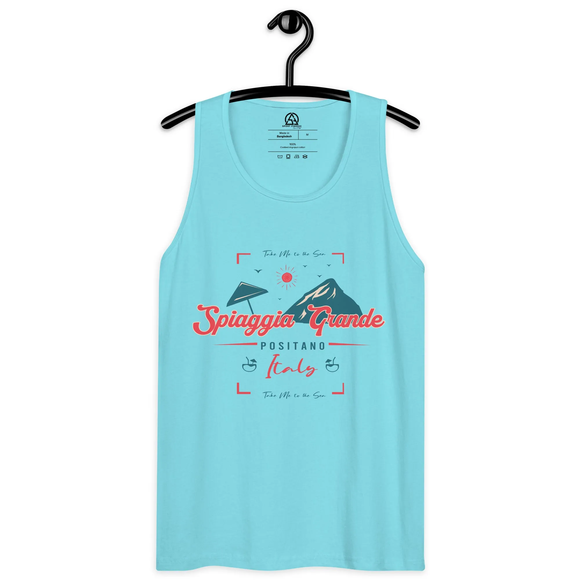 Spiaggia Grande Men’s premium tank top
