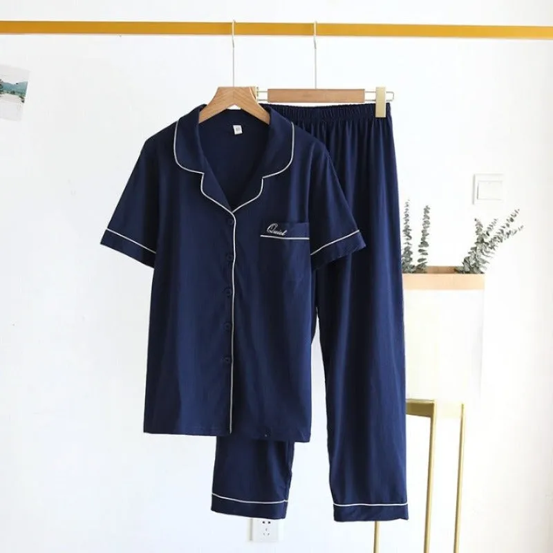 Summer Couple Pajamas Two-Piece