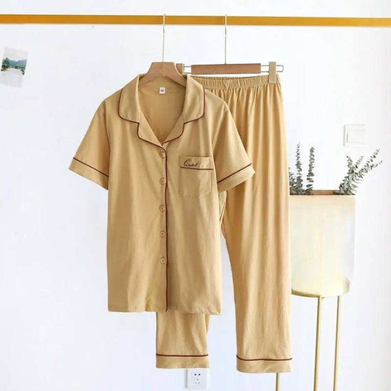 Summer Couple Pajamas Two-Piece