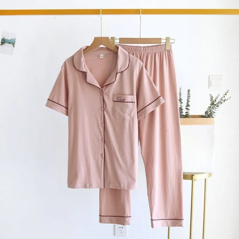 Summer Couple Pajamas Two-Piece