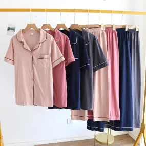 Summer Couple Pajamas Two-Piece