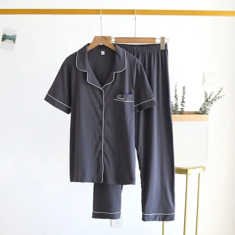 Summer Couple Pajamas Two-Piece