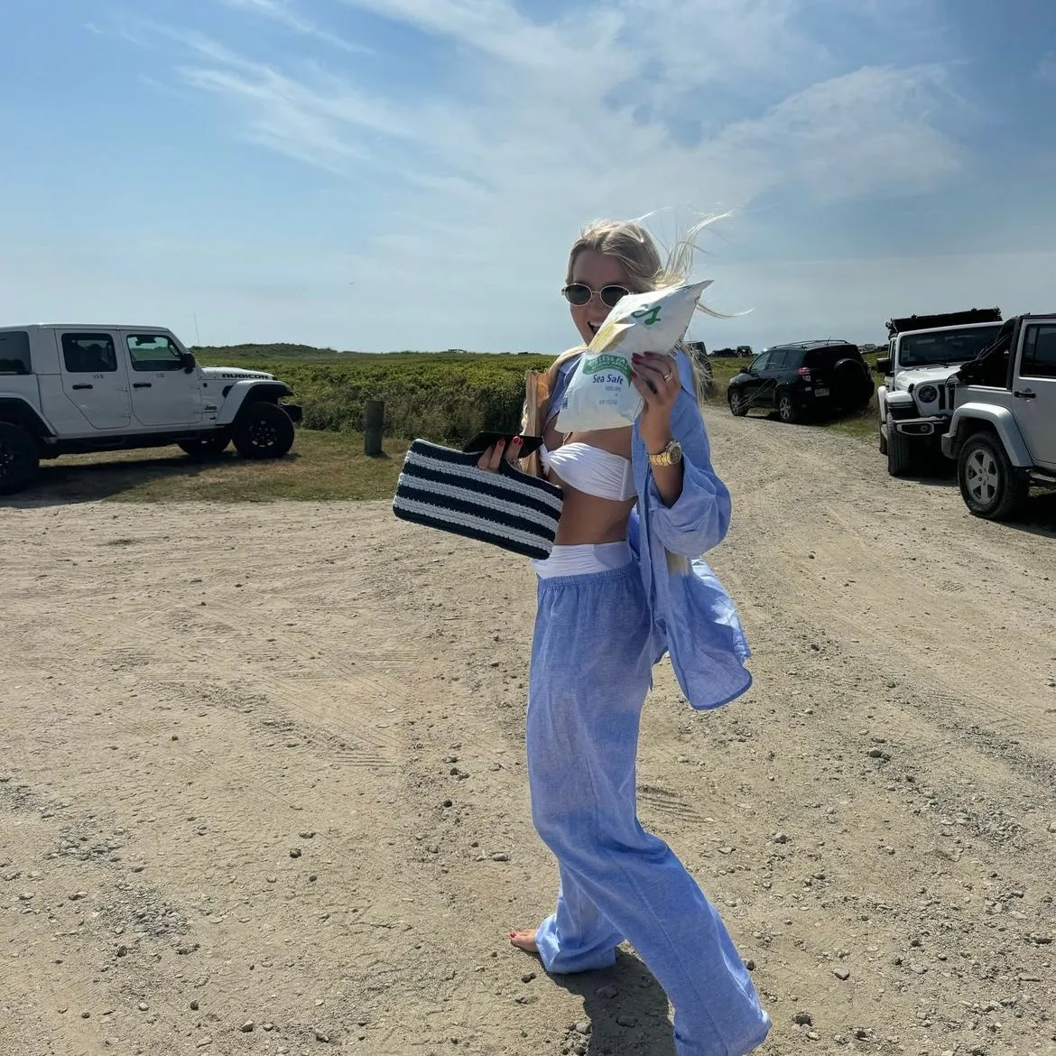The Daily Button Up - Blue Gingham