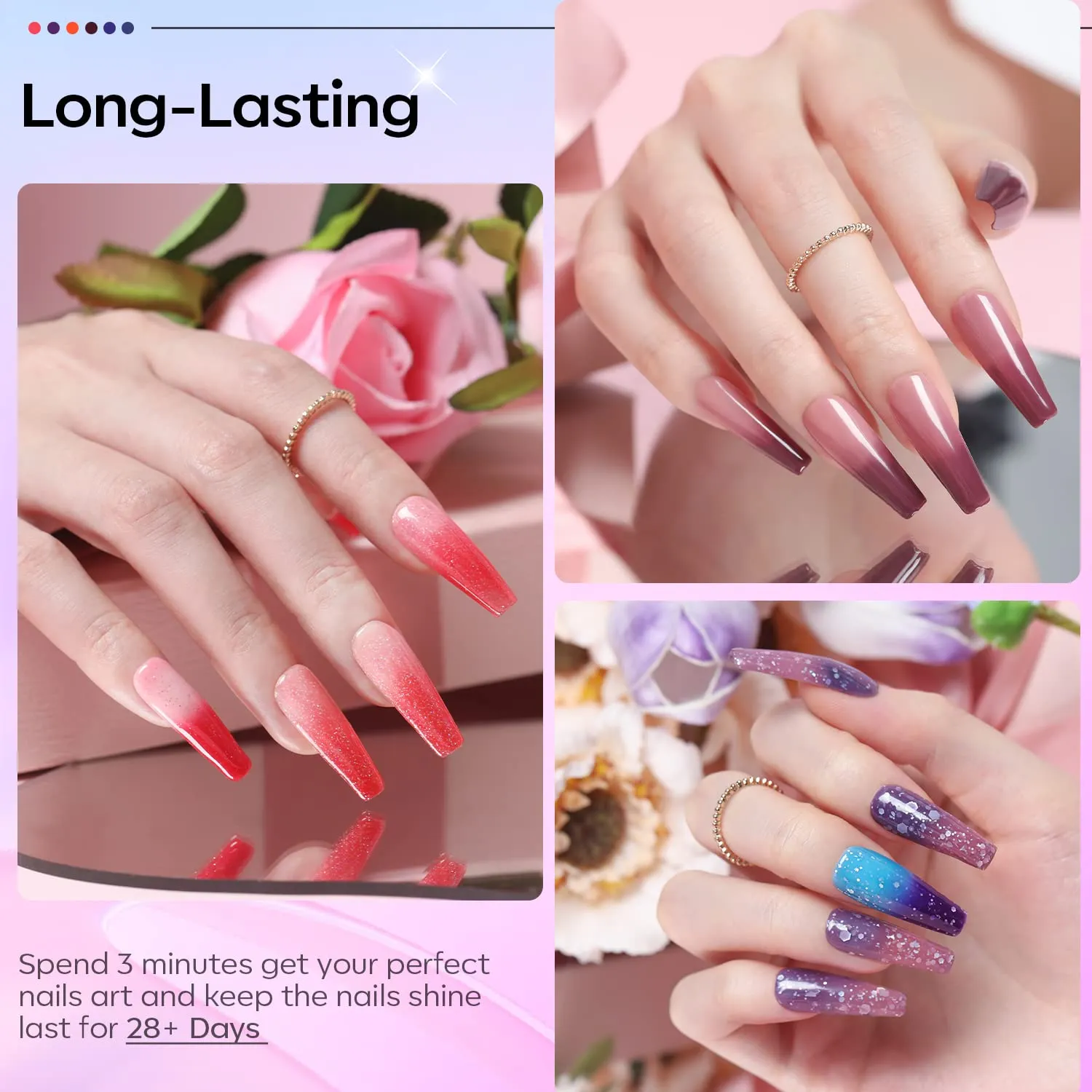 The Mystery of the Galaxy - 6 Colors Gel Nail Polish Kit