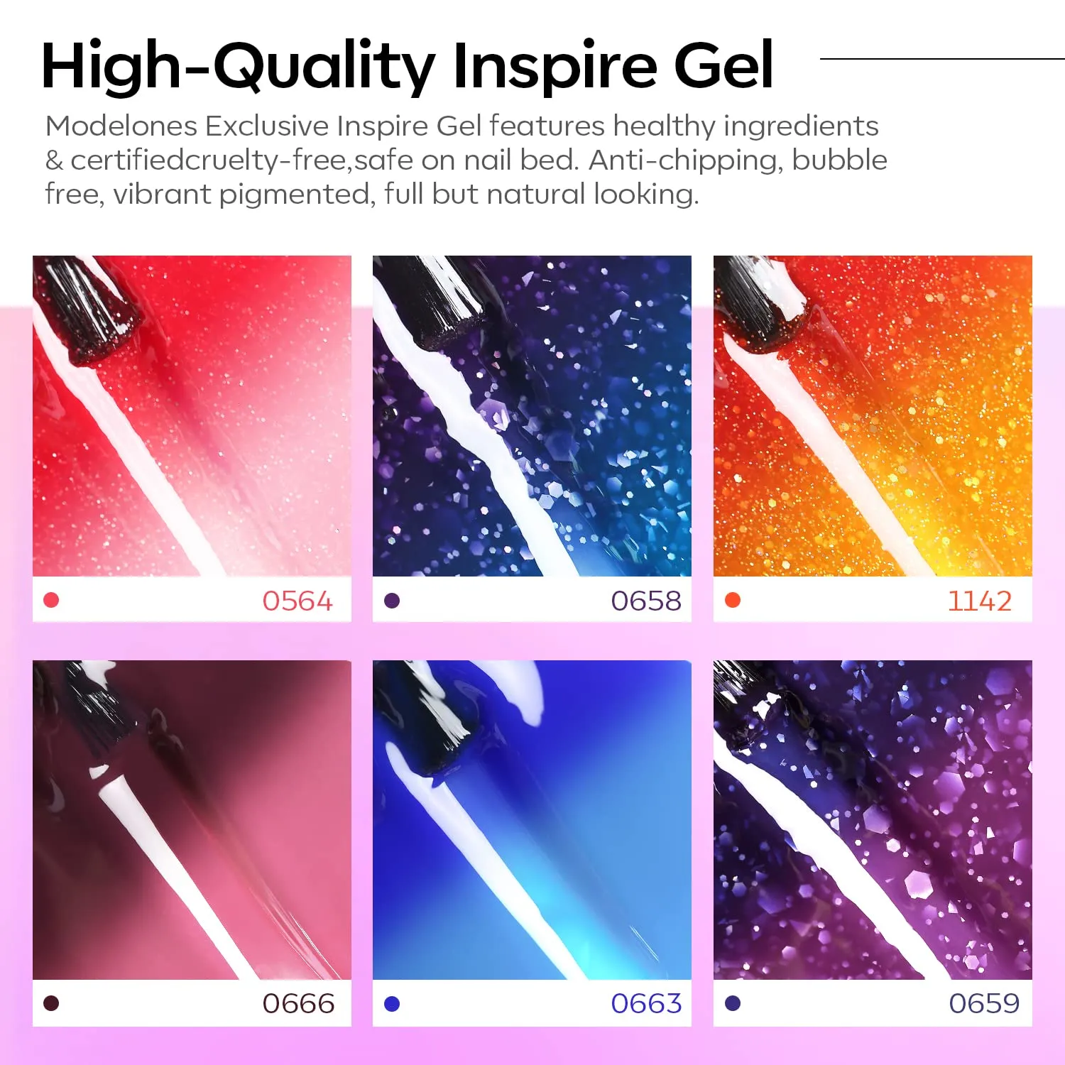 The Mystery of the Galaxy - 6 Colors Gel Nail Polish Kit