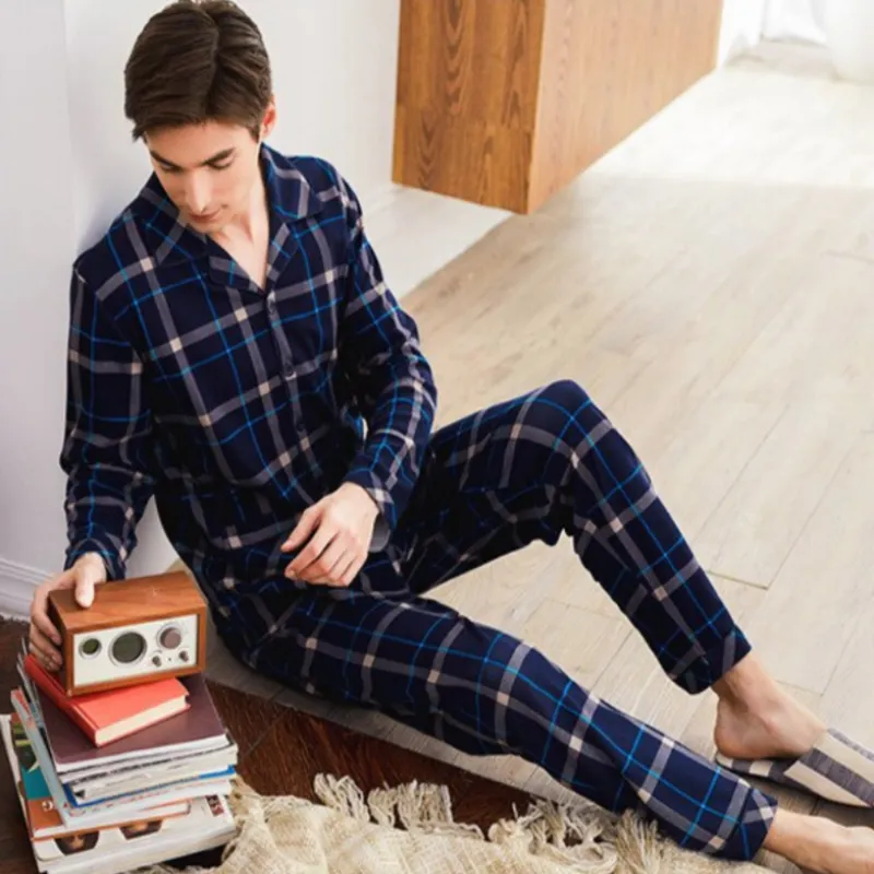 The Pure Cotton Couple Pajamas For Men And Women