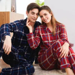 The Pure Cotton Couple Pajamas For Men And Women