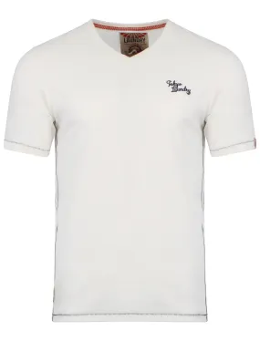 Tokyo Laundry Ashton Cream Cotton T-Shirt