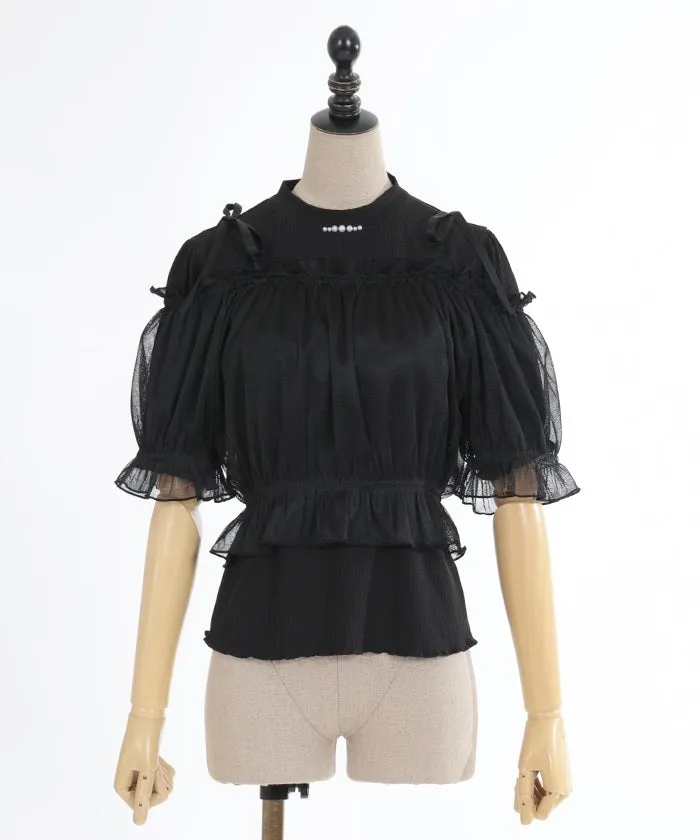 Tulle Camisole Set Pullover