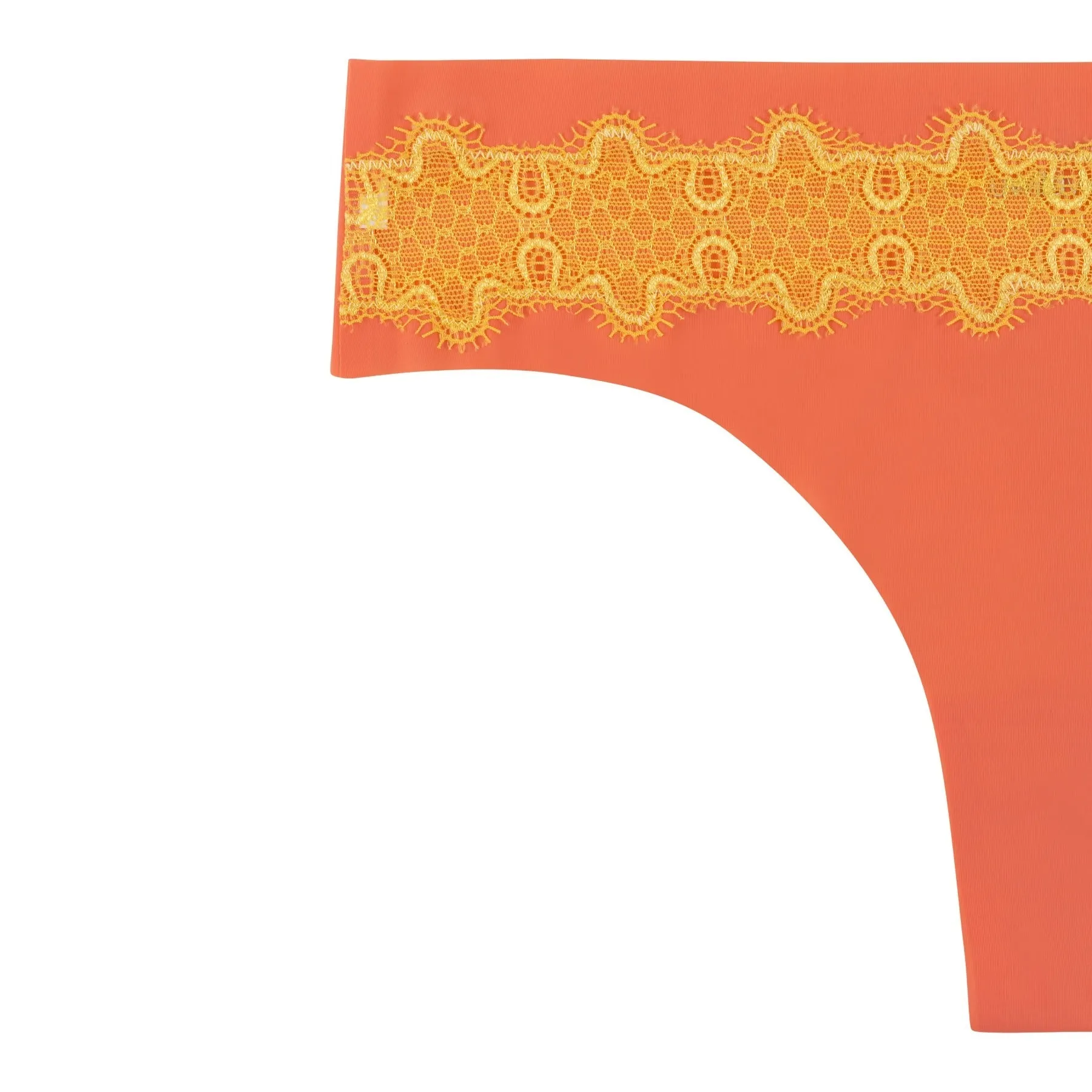 VIP Thong with Contrast Lace