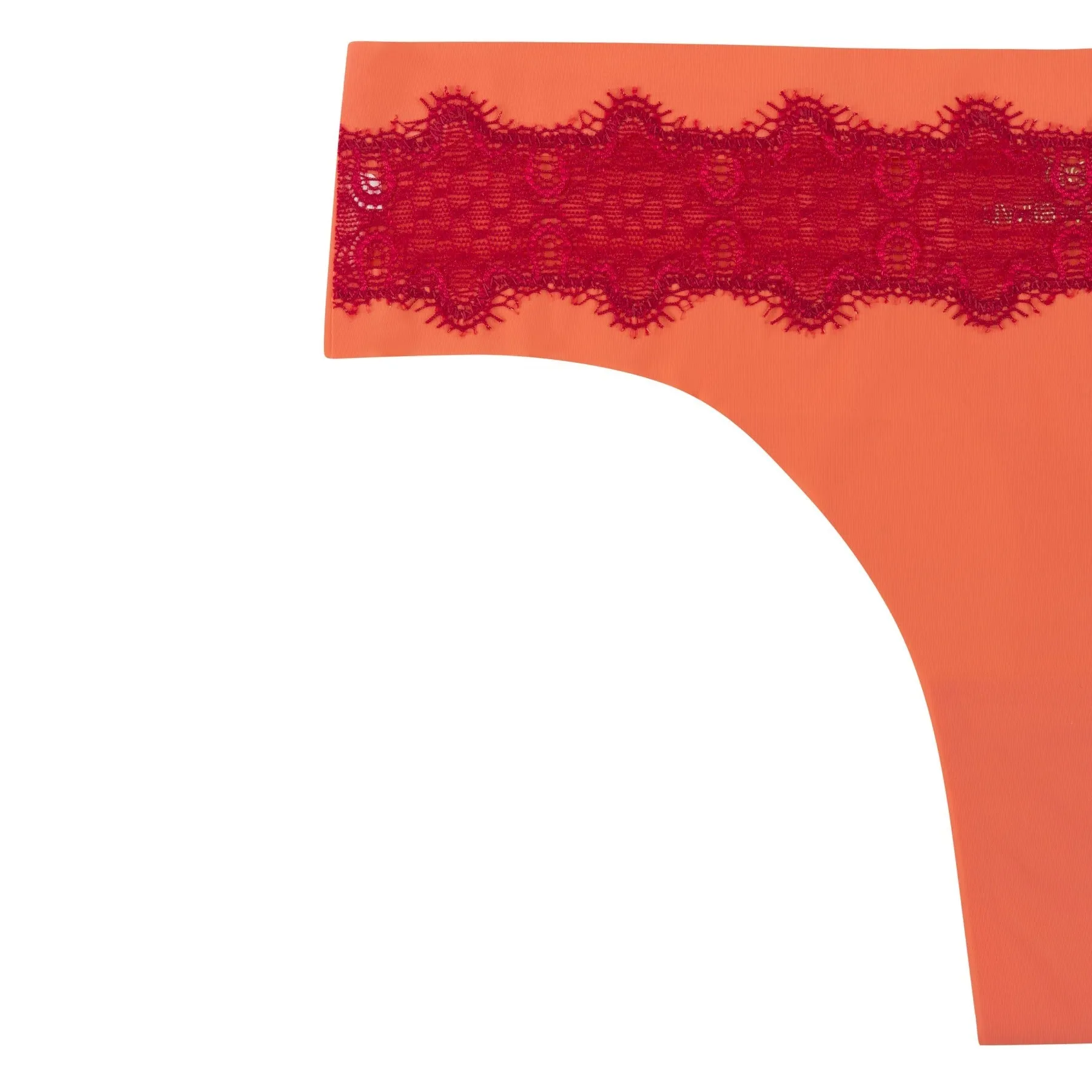 VIP Thong with Contrast Lace