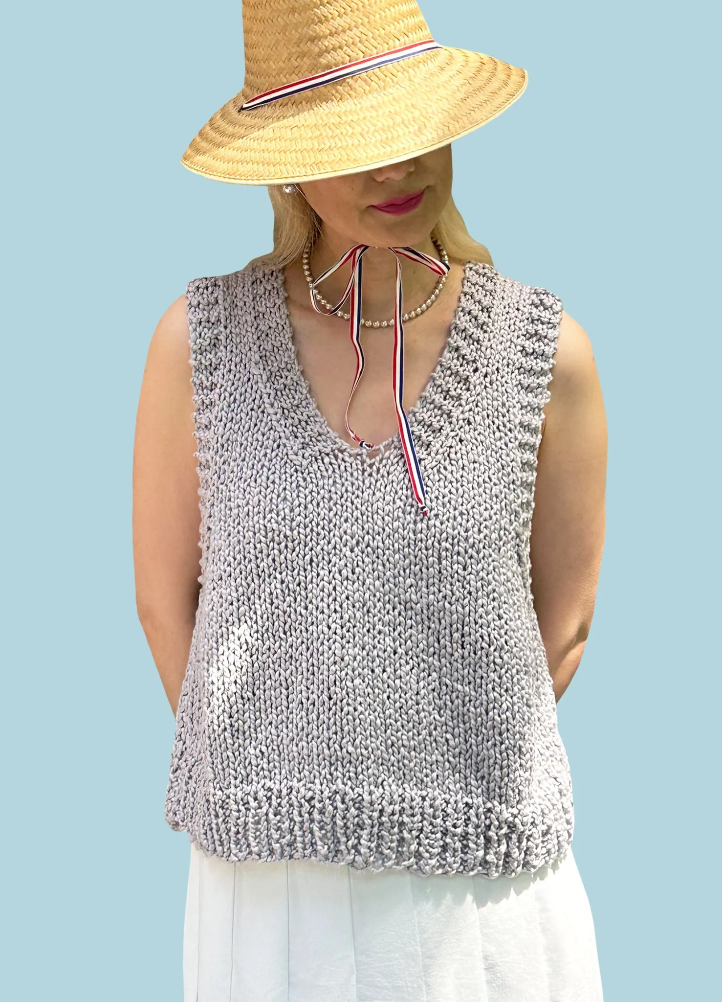 Weekend Top PATTERN- Summer yarn