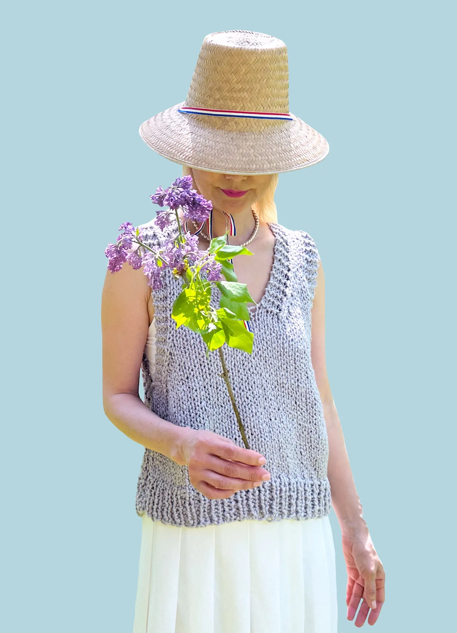 Weekend Top PATTERN- Summer yarn