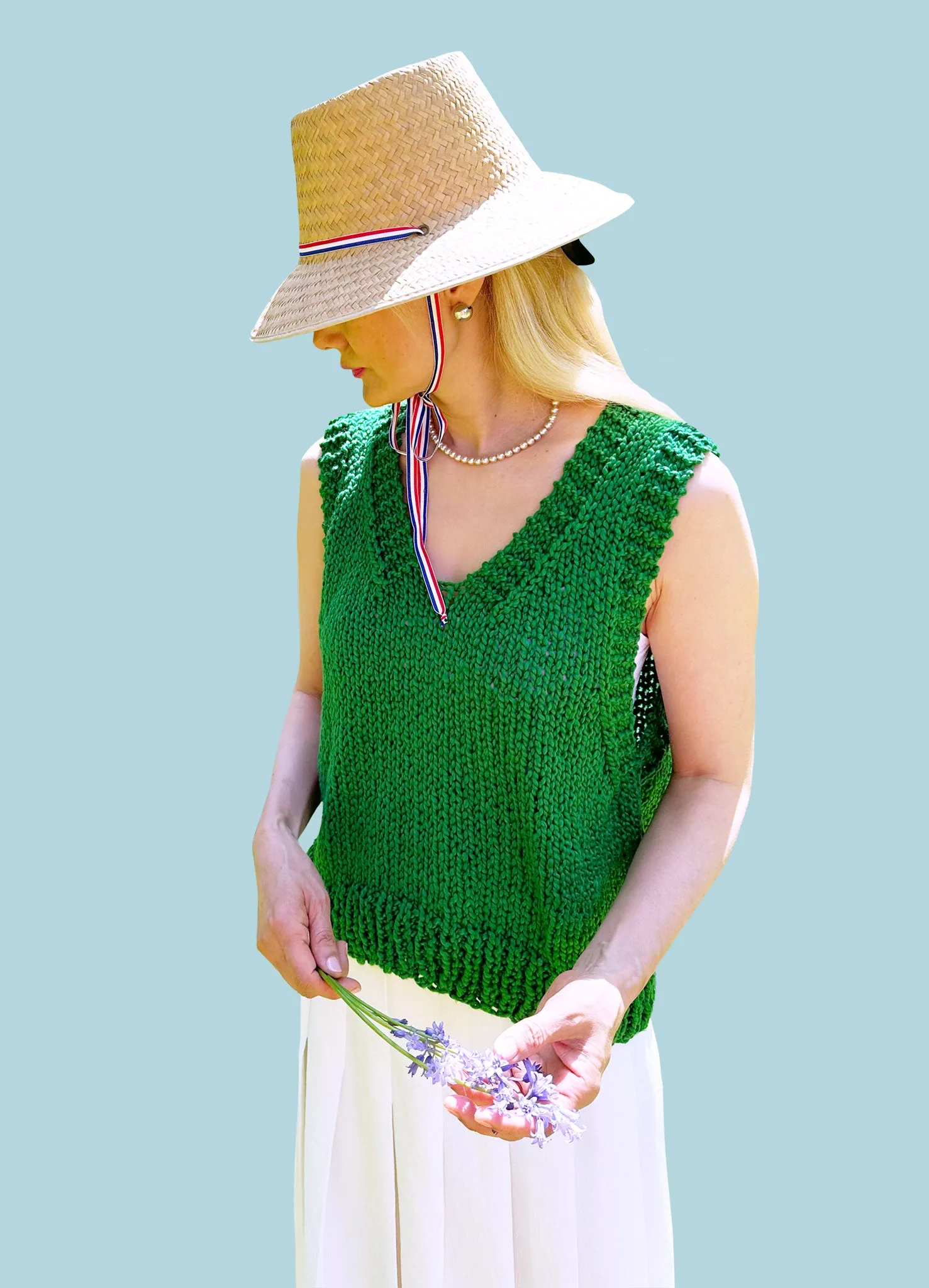Weekend Top PATTERN- Summer yarn