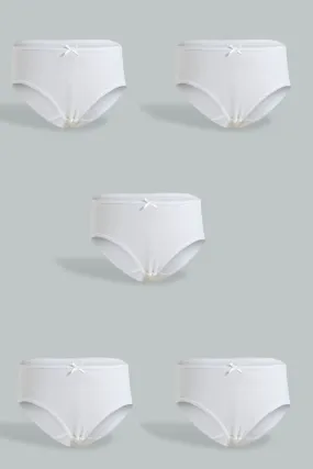 White Boxer Briefs (Pack Of 5)