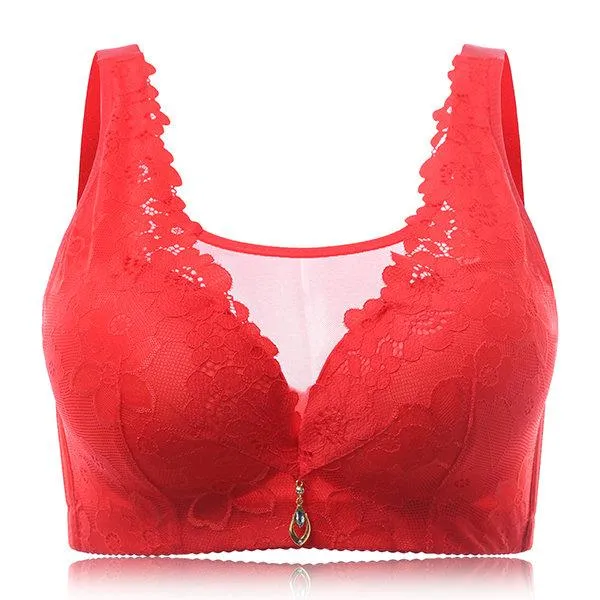 Wire-Free Push-Up Vest Bra