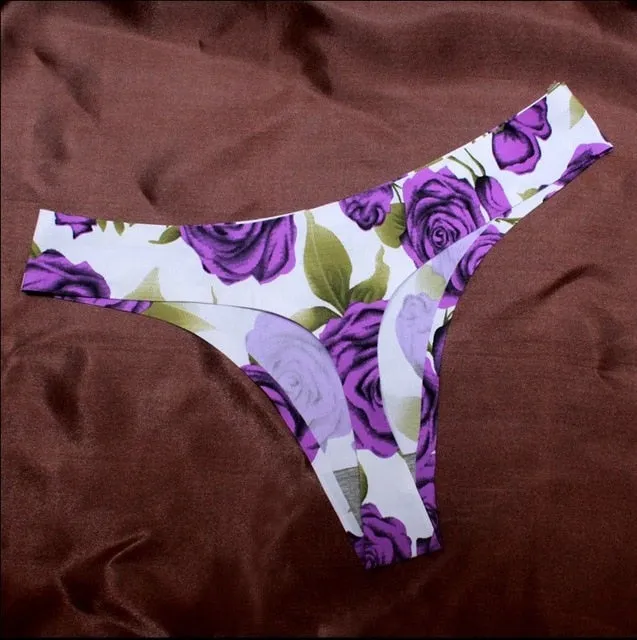 Women Underwear Invisible Seamless T Panties G-String Female Sexy Thongs Intimates Ultrathin Lingerie Ladies 1pcs/lot dzk06