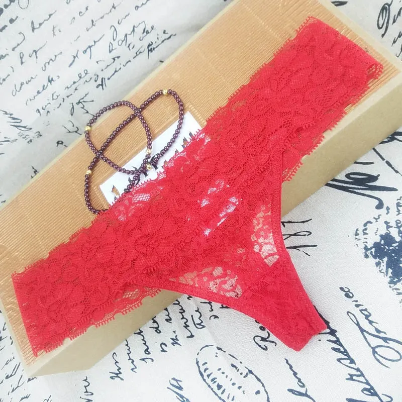 Women's Adjusted Lace G-Thongs