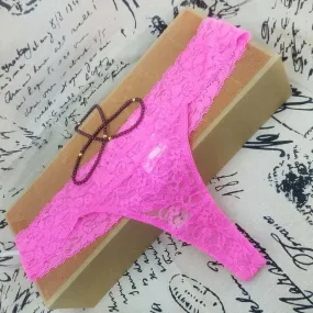 Women's Adjusted Lace G-Thongs
