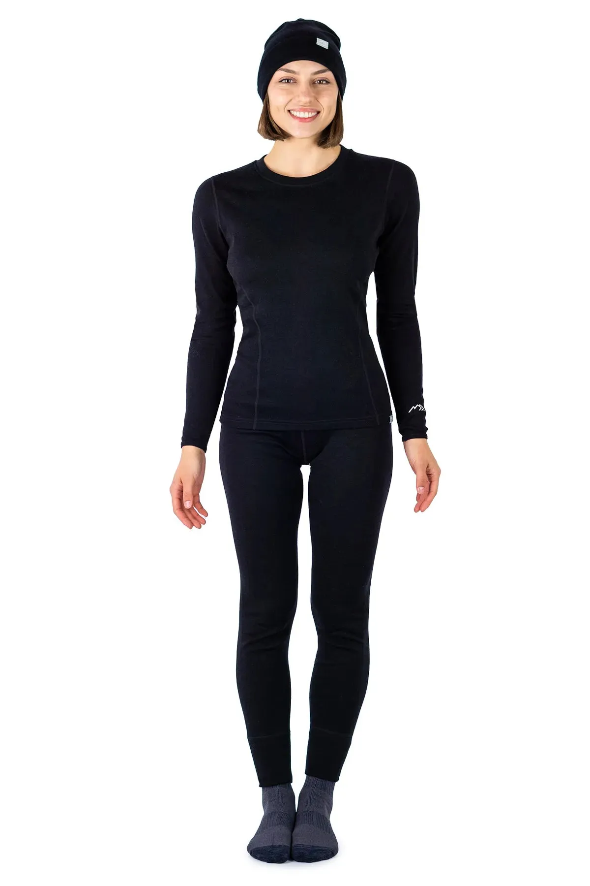 Women's Black Set   Black Beanie