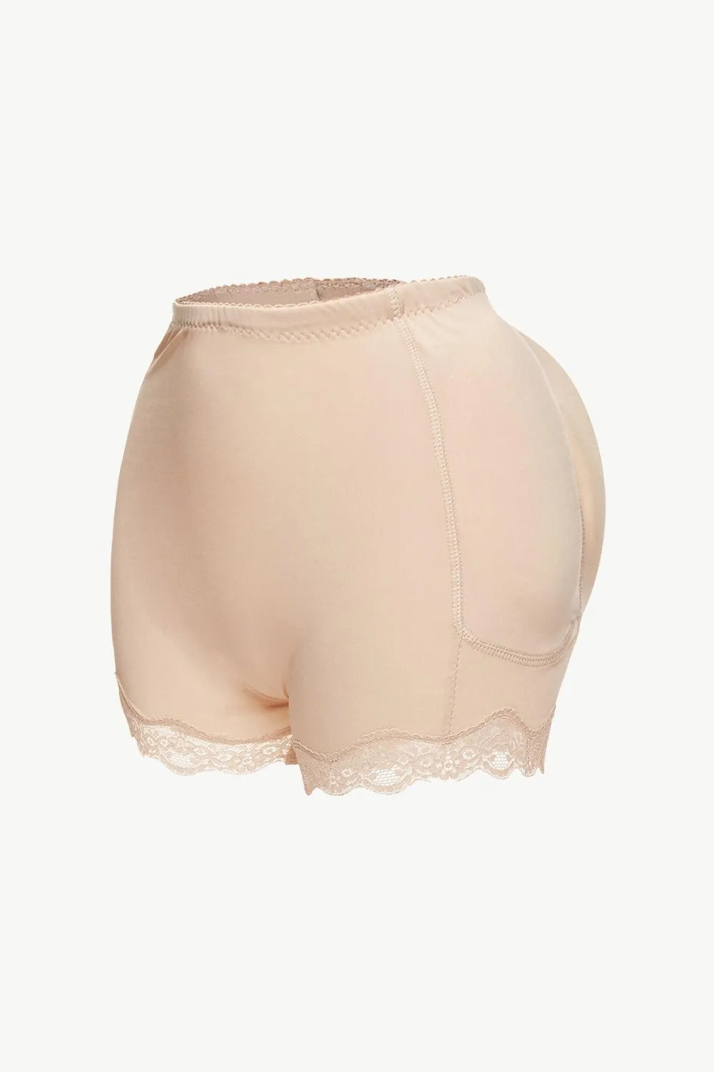 Womens Full Size Lace Trim Shaping Shorts