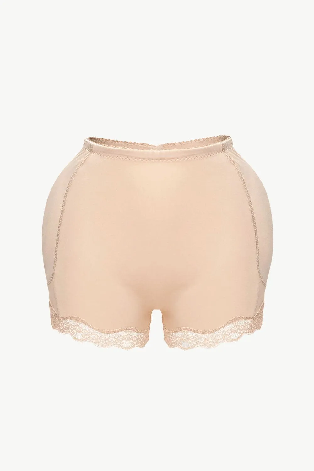 Womens Full Size Lace Trim Shaping Shorts