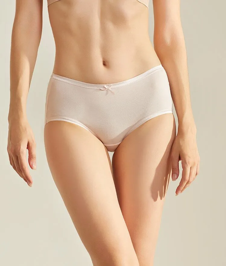Women's Pure Cotton Printed Mid-Rise Hipster Panties (3pcs Pack)