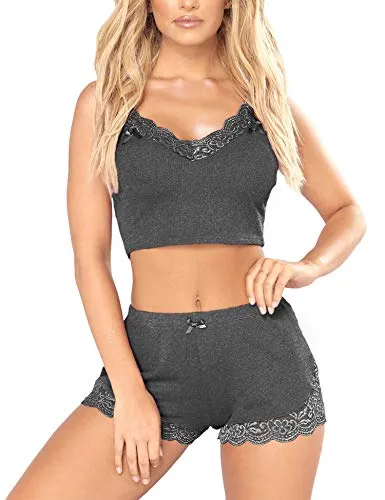 Women's Pyjama Sets Sexy Sleepwear Summer Pjs