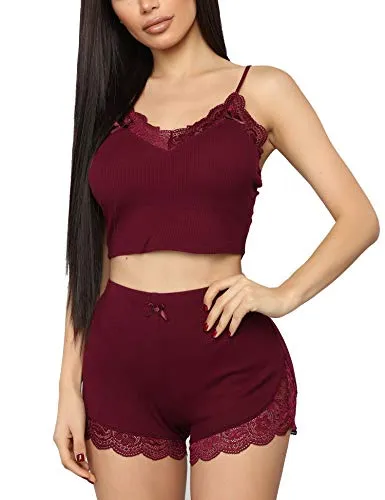 Women's Pyjama Sets Sexy Sleepwear Summer Pjs