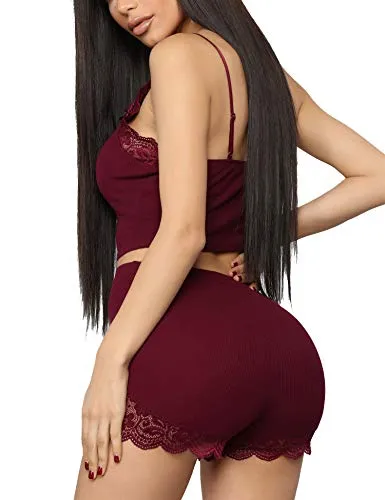 Women's Pyjama Sets Sexy Sleepwear Summer Pjs
