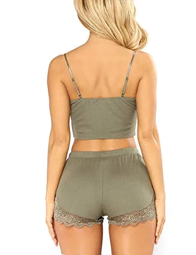 Women's Pyjama Sets Sexy Sleepwear Summer Pjs