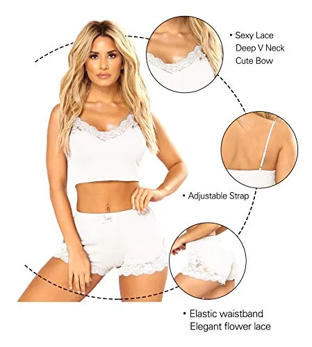 Women's Pyjama Sets Sexy Sleepwear Summer Pjs
