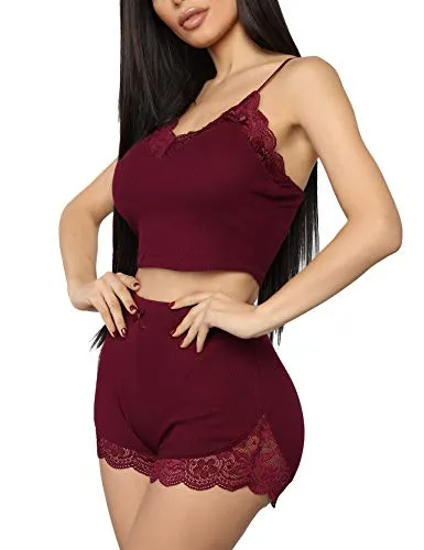 Women's Pyjama Sets Sexy Sleepwear Summer Pjs