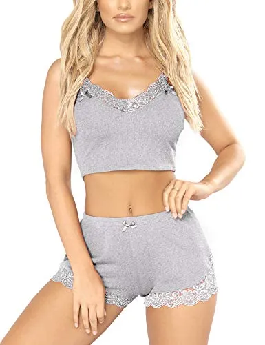 Women's Pyjama Sets Sexy Sleepwear Summer Pjs