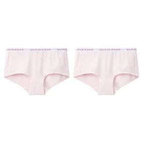 Women's Supima Mid-Rise Hipster Panties (Pure Color 2pcs Pack)