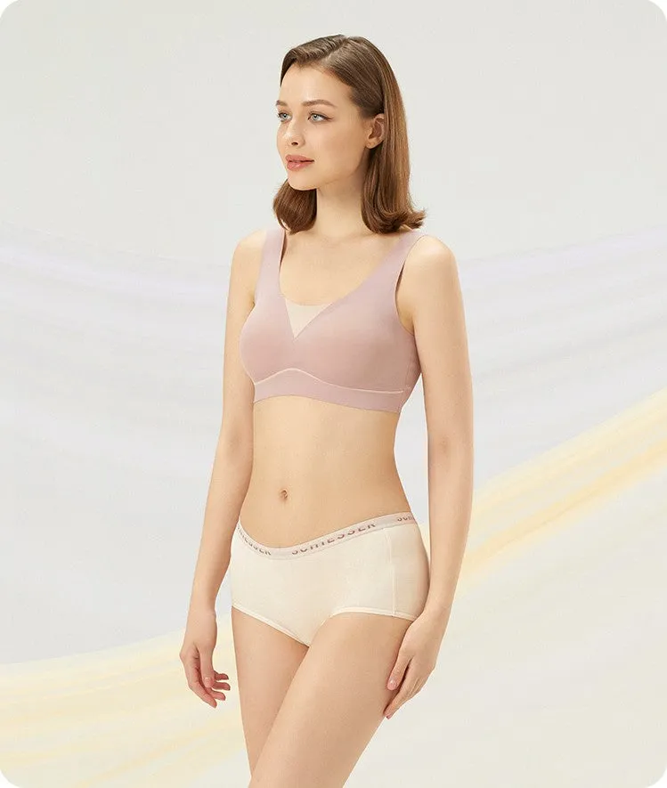 Women's Supima Mid-Rise Hipster Panties (Pure Color 2pcs Pack)
