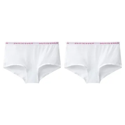 Women's Supima Mid-Rise Hipster Panties (Pure Color 2pcs Pack)