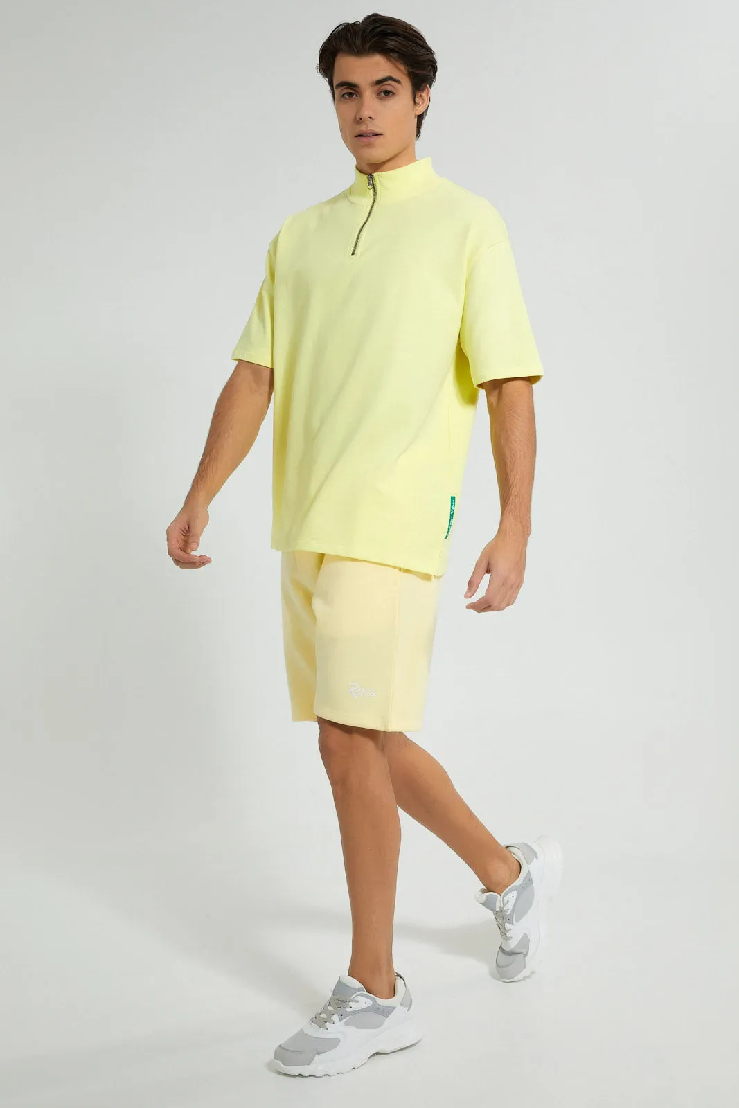 Yellow Loungewear Shorts