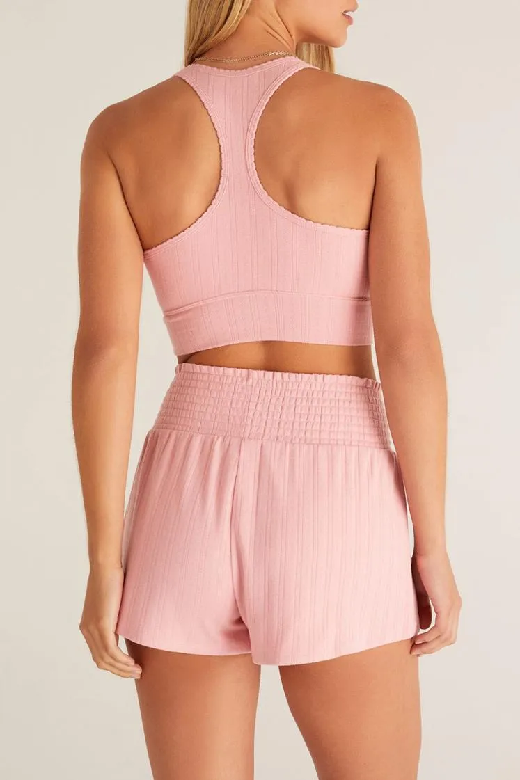 Z Supply Tia pointelle short zlt231996